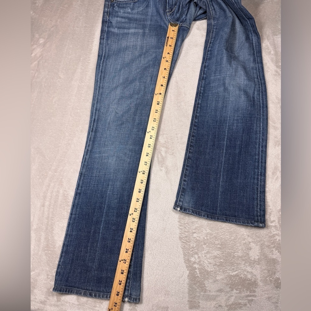 Vintage Y2K Citizens of Humanity COH Low Rise Bootcut Kelly Blue Jeans Size 26 - Picture 12 of 16